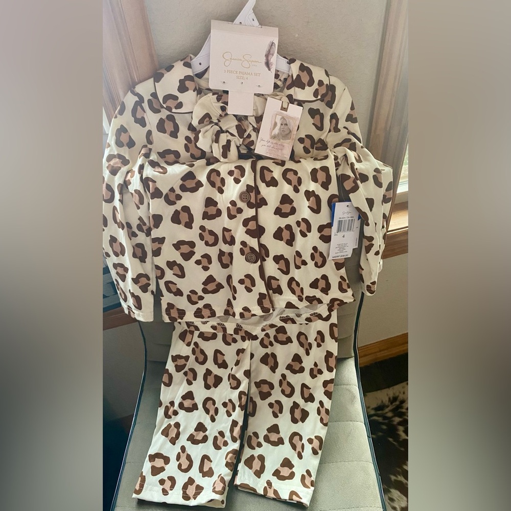 Leopard Print Pajama Set